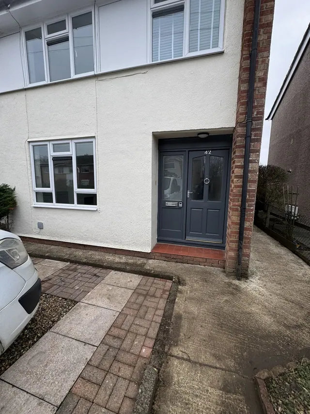 Front exterior of the second Calne refurbishment property