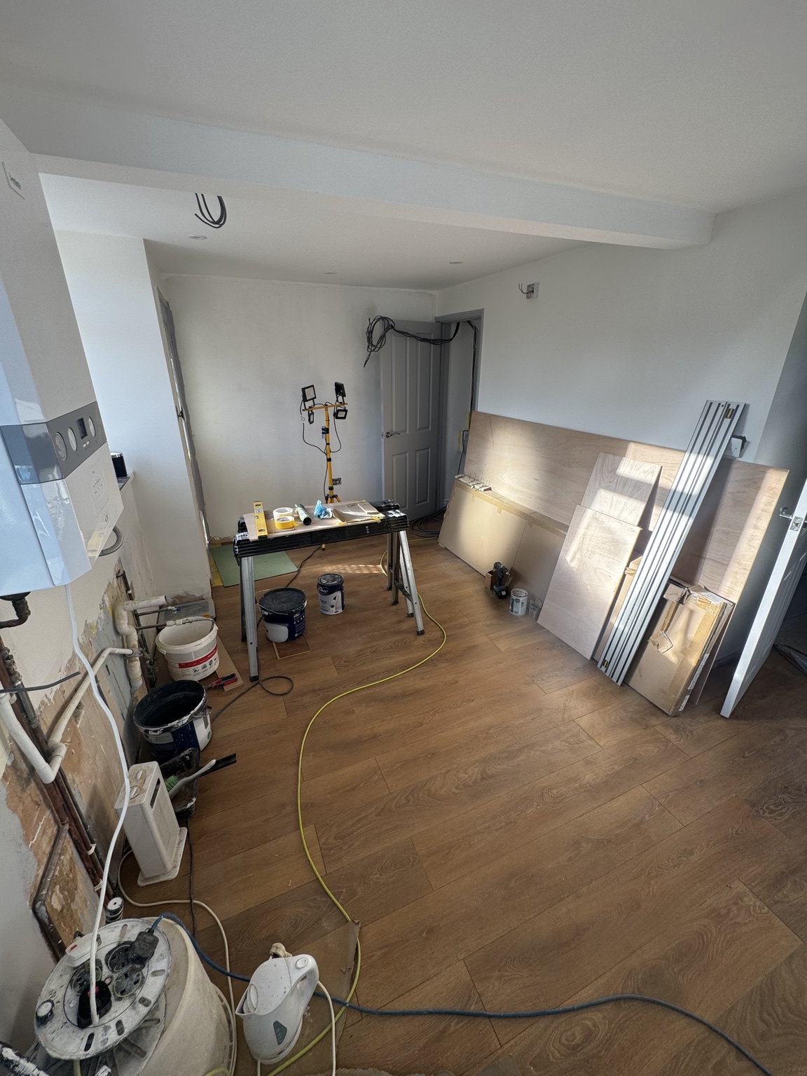 Property refurbishment in progress